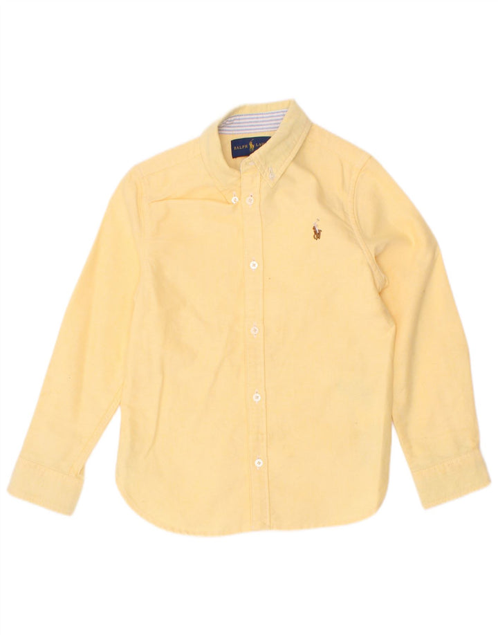Koszula chłopięca Ralph Lauren 4-5 lat, żółta, bawełniana