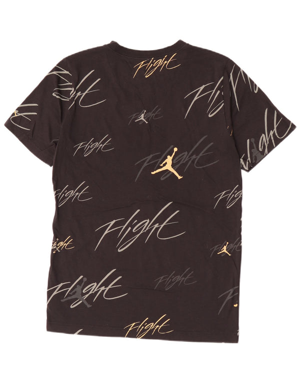Chłopięcy T-shirt z grafiką Jordan 13-14 lat XL, czarny, bawełniany