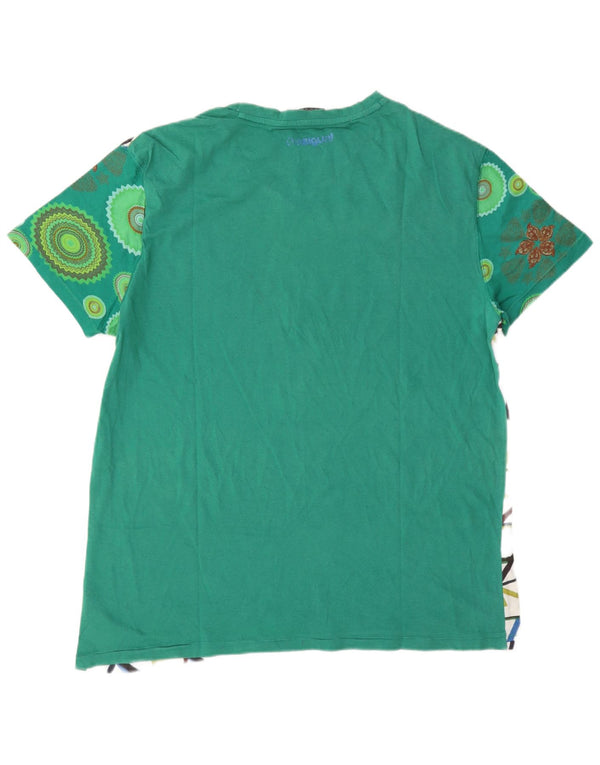 Damska koszulka graficzna Desigual Top UK 20 2XL wielokolorowa, geometryczna