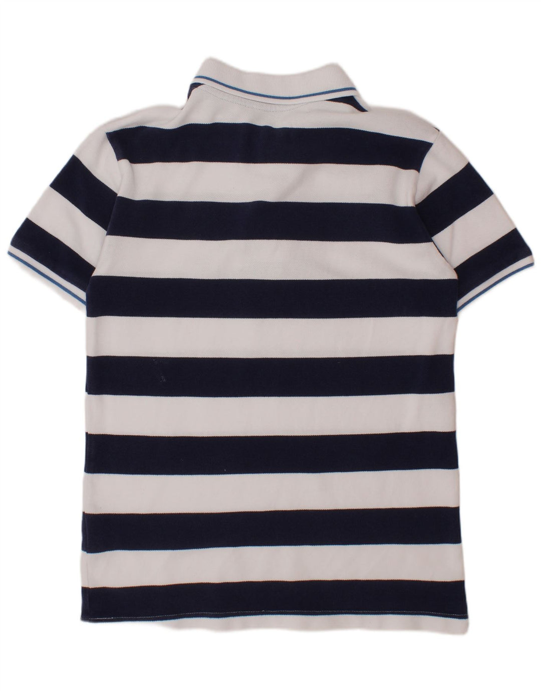 Chłopięca koszulka polo BENETTON 10-11 lat XL, granatowa, bawełniana w paski