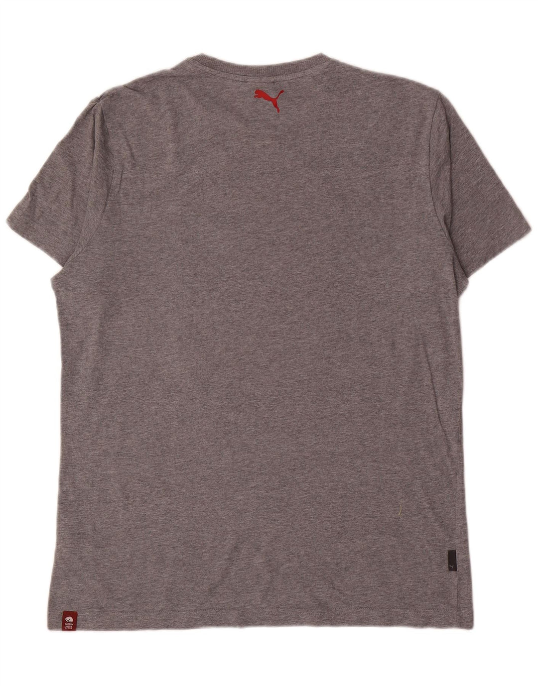Męska koszulka z grafiką Puma, duża, szara