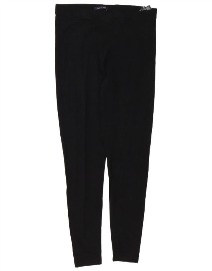 Legginsy damskie Marks & Spencer UK 14, duże, czarne, bawełniane