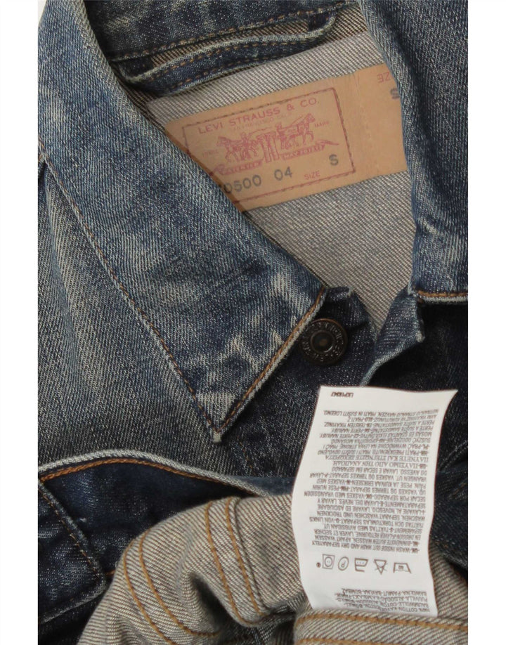 Męska kurtka dżinsowa Levi's UK 36, mała, granatowa, bawełniana