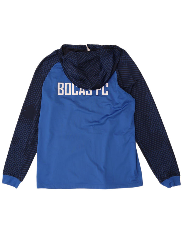 Nike Męskie Bocas F.C. Graficzny sweter z kapturem i zamkiem błyskawicznym XL w kolorze niebieskim