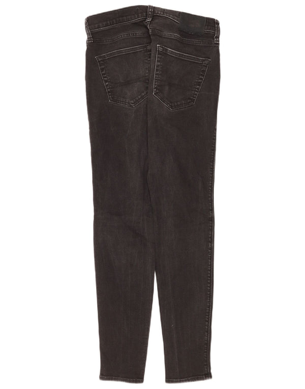 Damskie jeansy skinny Hollister W30 L32, czarne, bawełniane