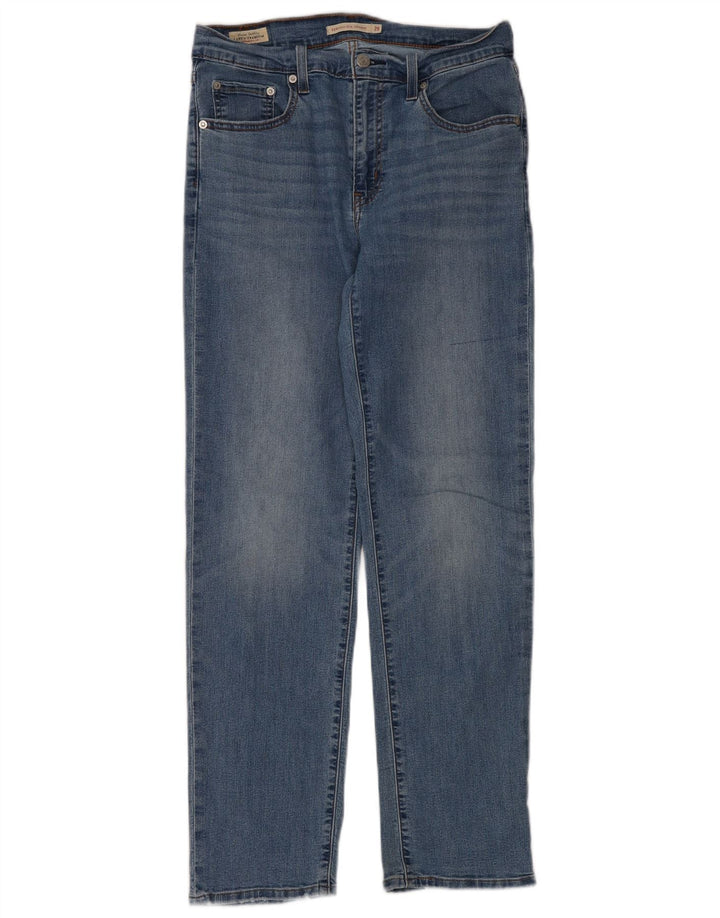 Damskie jeansy Levi's 724 z wysokim stanem i prostym W29 L30 Niebieskie
