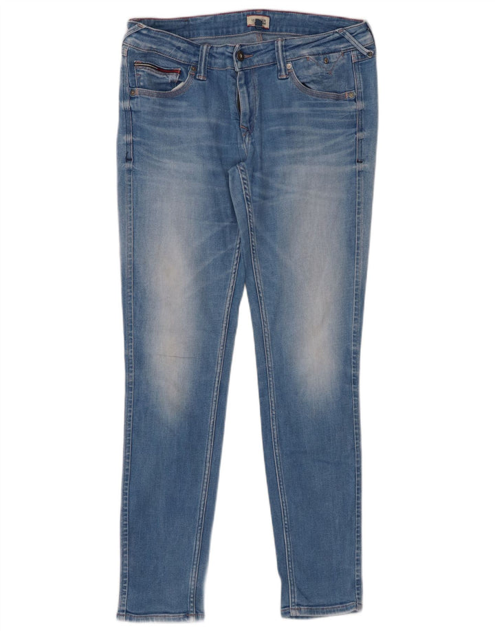 Damskie jeansy skinny TOMMY HILFIGER W31 L30 niebieskie