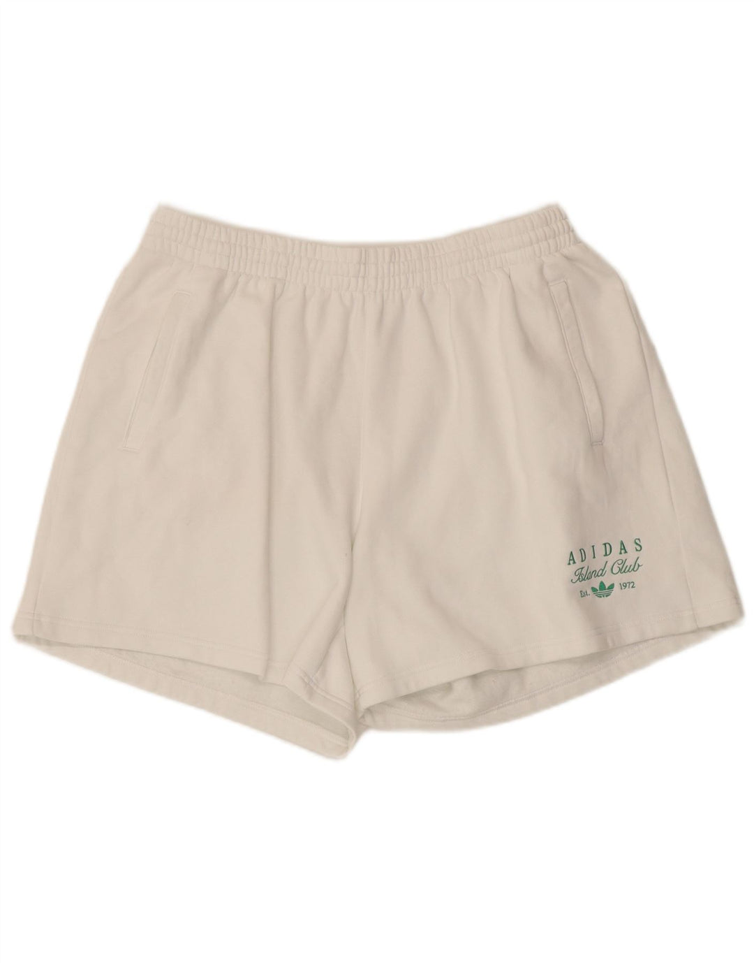 Damskie spodenki sportowe ADIDAS UK 20/22 XL, biała bawełna