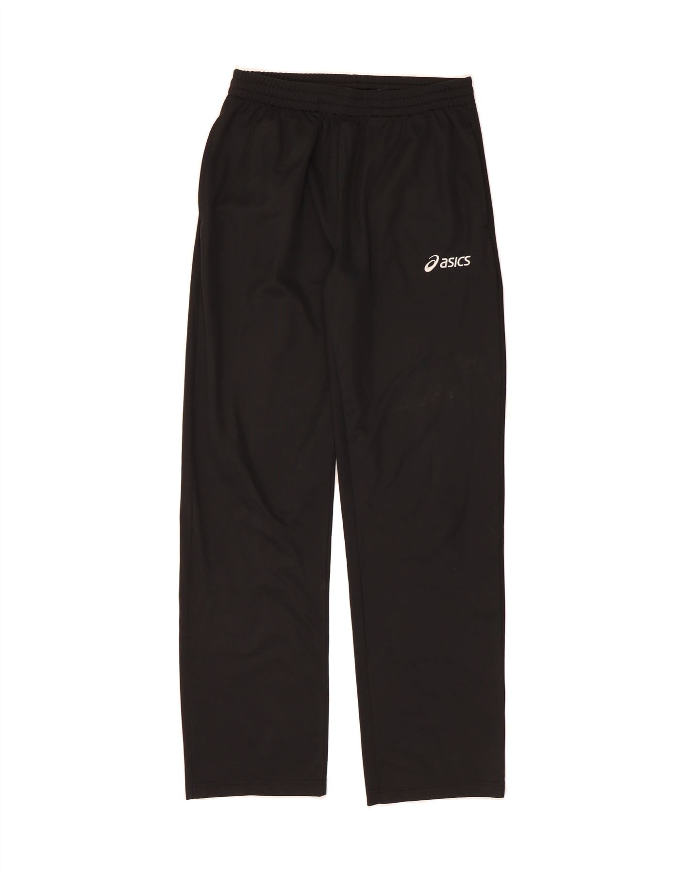 ASICS Mens Tracksuit Trousers Large  Black Polyester Vintage Asics and Second-Hand Asics from Messina Hembry 