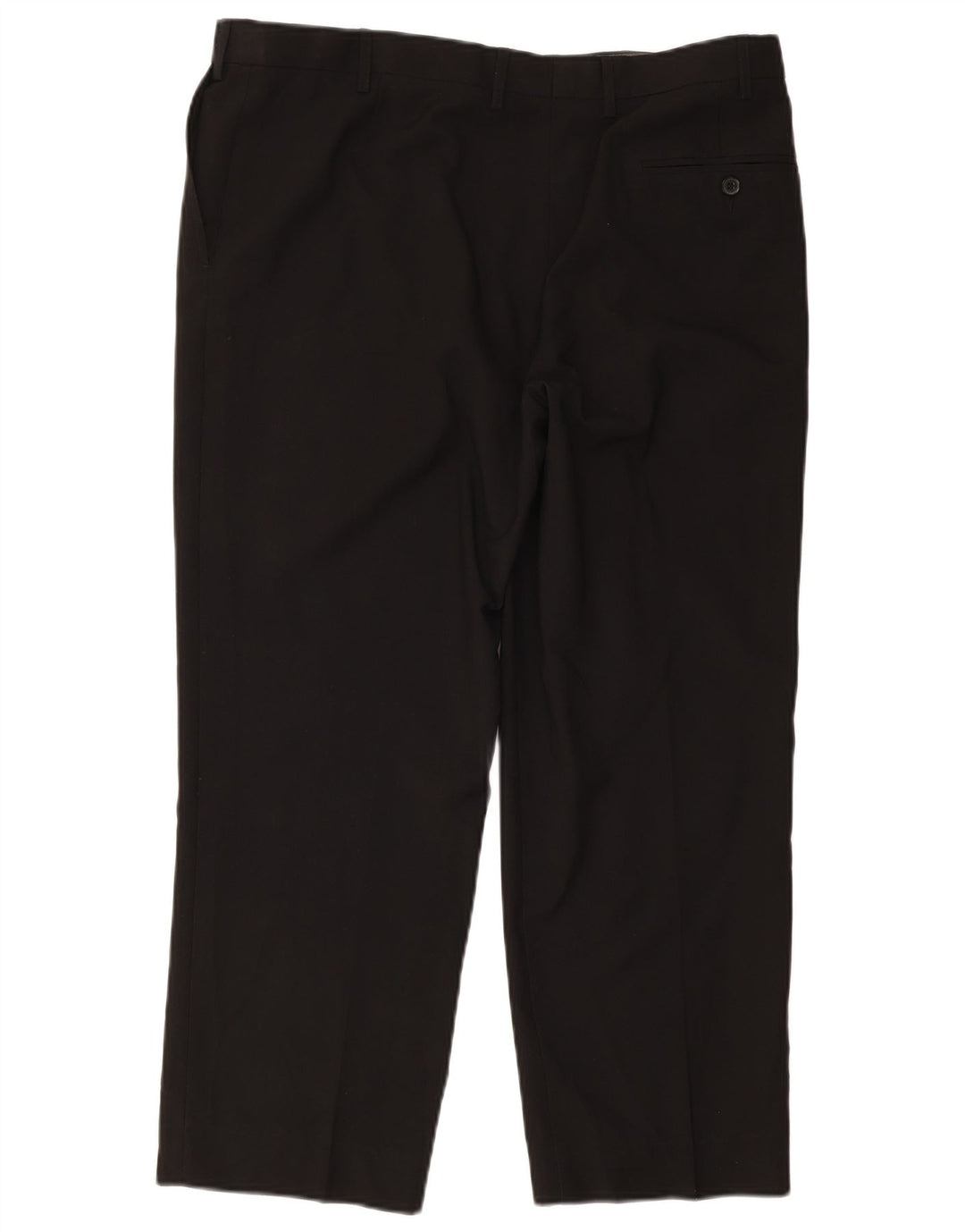 Damskie spodnie garniturowe Marks & Spencer o regularnym kroju W38 L29, czarny poliester