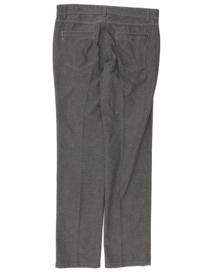 Proste spodnie damskie Trussardi W30 L34 szare
