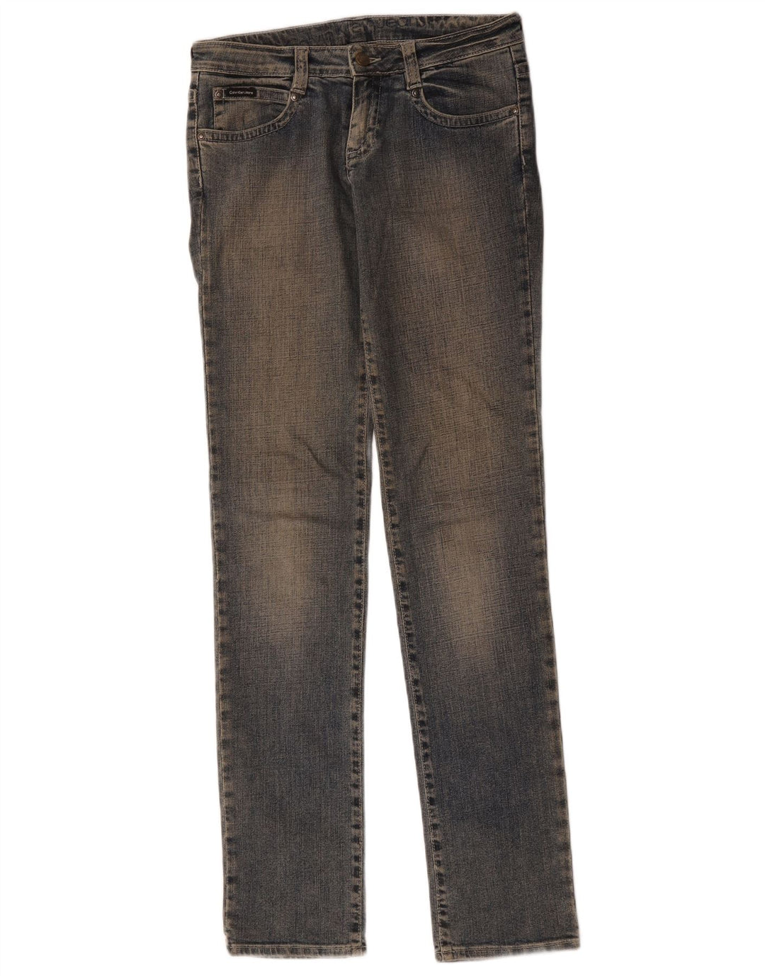 Damskie dżinsy Calvin Klein W27 L34 Niebieskie bawełniane