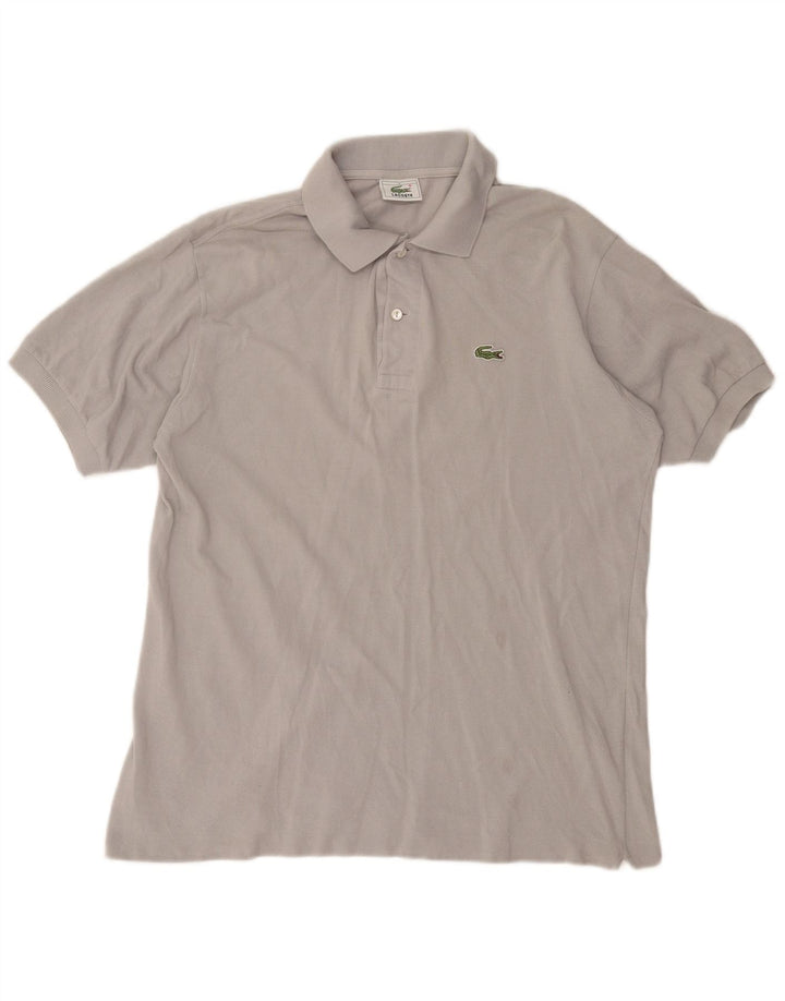 Męska koszulka polo LACOSTE, rozmiar 4, średnioszara, bawełniana