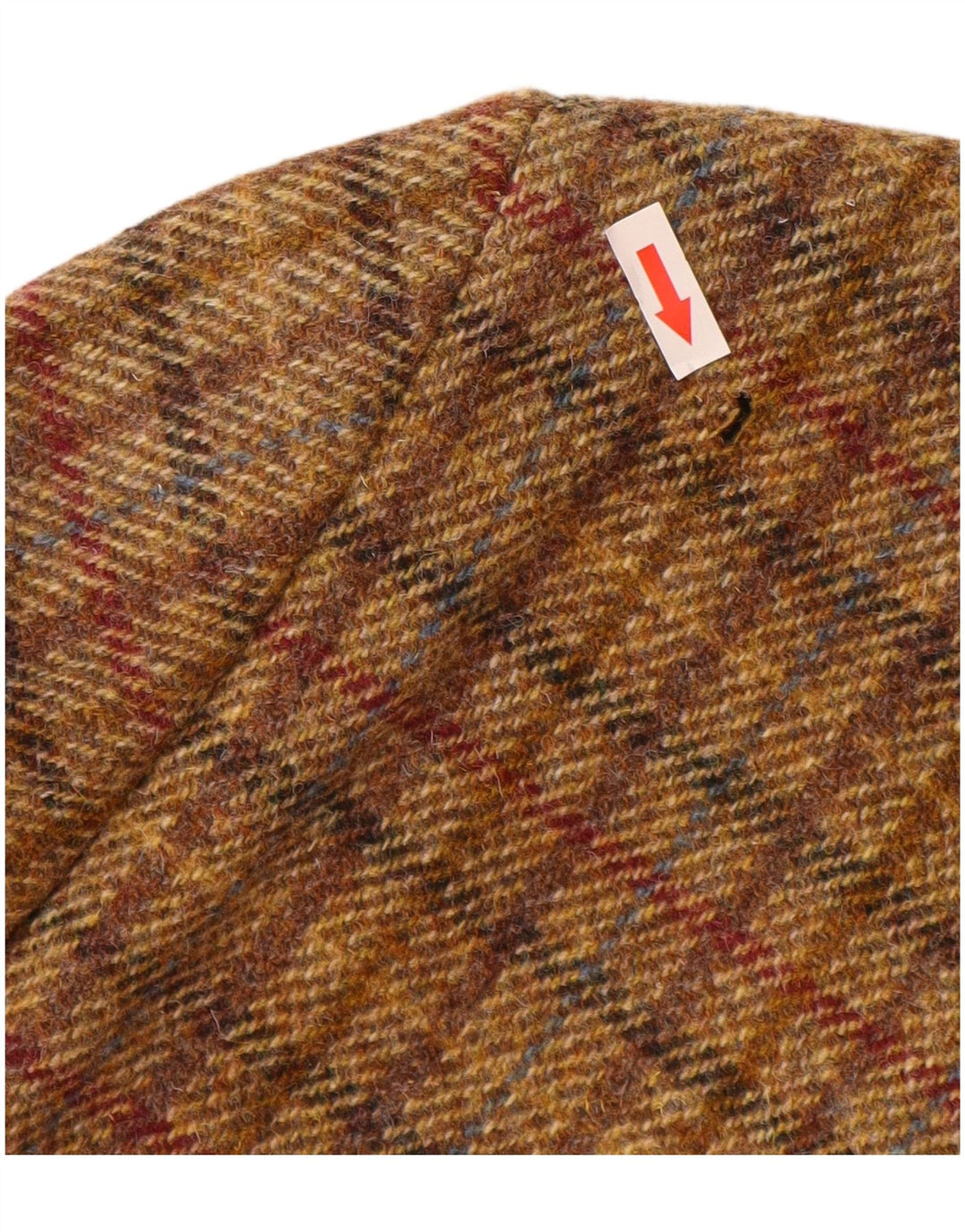 Męska marynarka zapinana na 3 guziki Harris Tweed UK 40 w dużą brązową kratkę