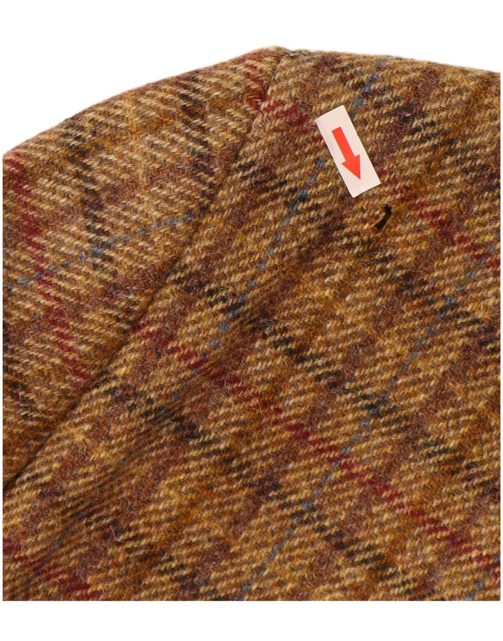 Męska marynarka zapinana na 3 guziki Harris Tweed UK 40 w dużą brązową kratkę