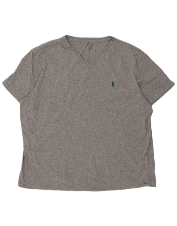 Koszulka męska Polo Ralph Lauren Top 2XL Szara bawełna