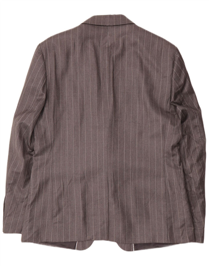 Męska marynarka Zara zapinana na 1 guzik EU 54 XL w szare paski