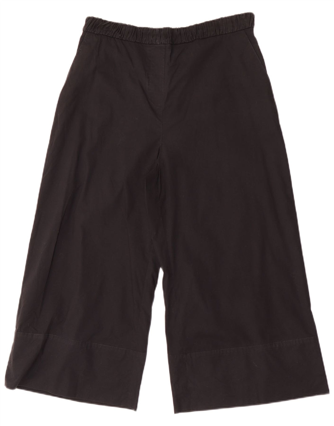 Damskie spodnie Capri z szeroką nogawką Max & Co. W30 L21 Czarne