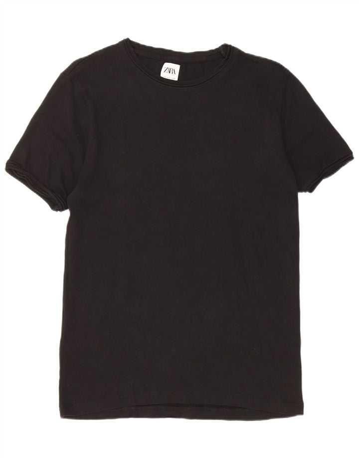 T-shirt męski Zara, mały, czarny