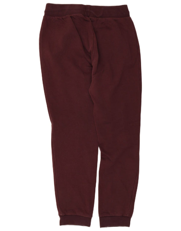 Damskie spodnie dresowe Adidas Joggers UK 14 Średnia bordowa bawełna
