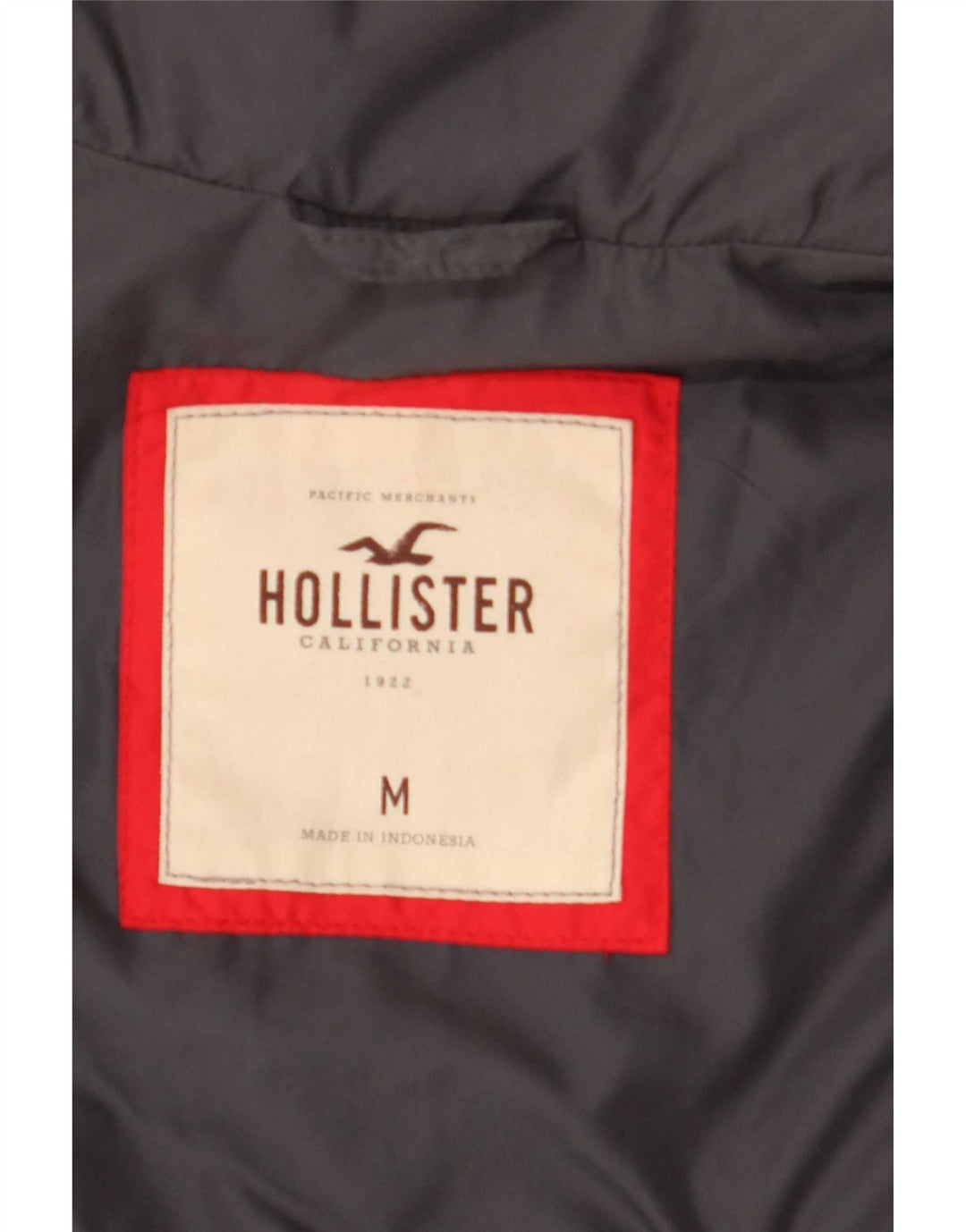 Damska wyściełana kamizelka Hollister UK 12, średnioszara, poliestrowa