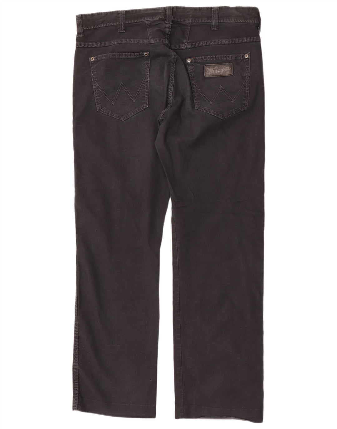 Męskie jeansy Wrangler Clyde Straight W36 L32 Czarne bawełniane