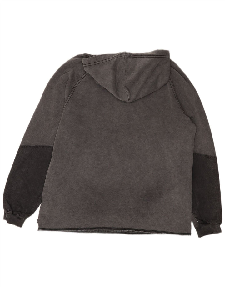 Converse Męski sweter z kapturem, mały, szary, bawełniany