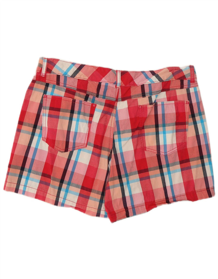 Damskie szorty LEE o naturalnym kroju US 16 2XL W38, bawełniana czerwona krata