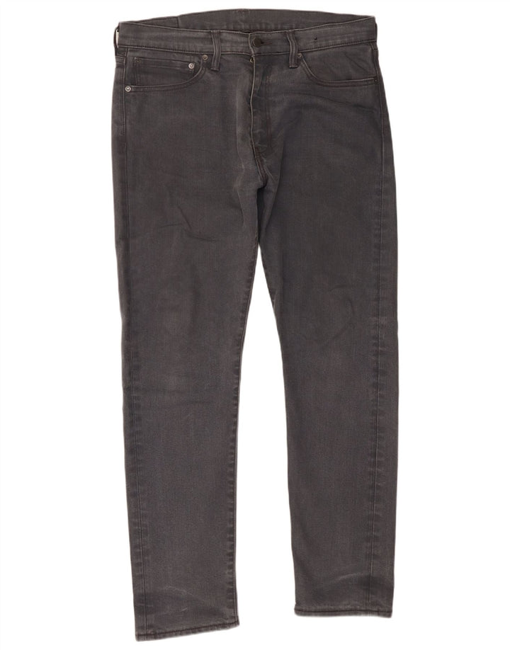 Męskie jeansy Levi's W34 L32 Szara bawełna