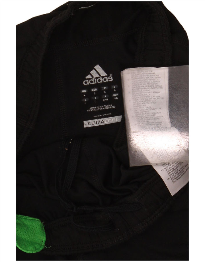 Męskie spodenki sportowe Adidas Climacool, duże, czarne, poliestrowe