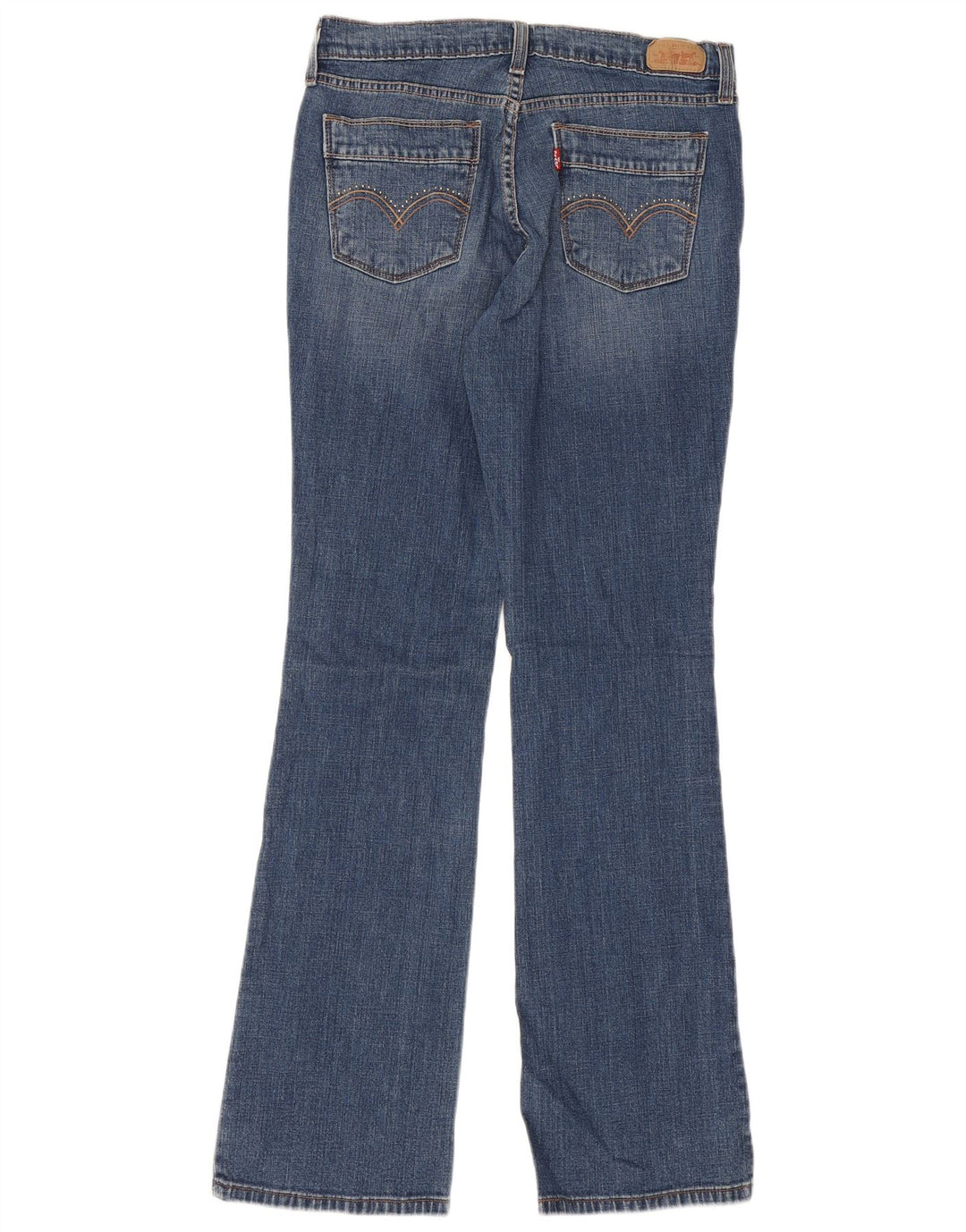 Damskie jeansy Levi's 515 Bootcut US 6 Medium W32 L32 Niebieska bawełna