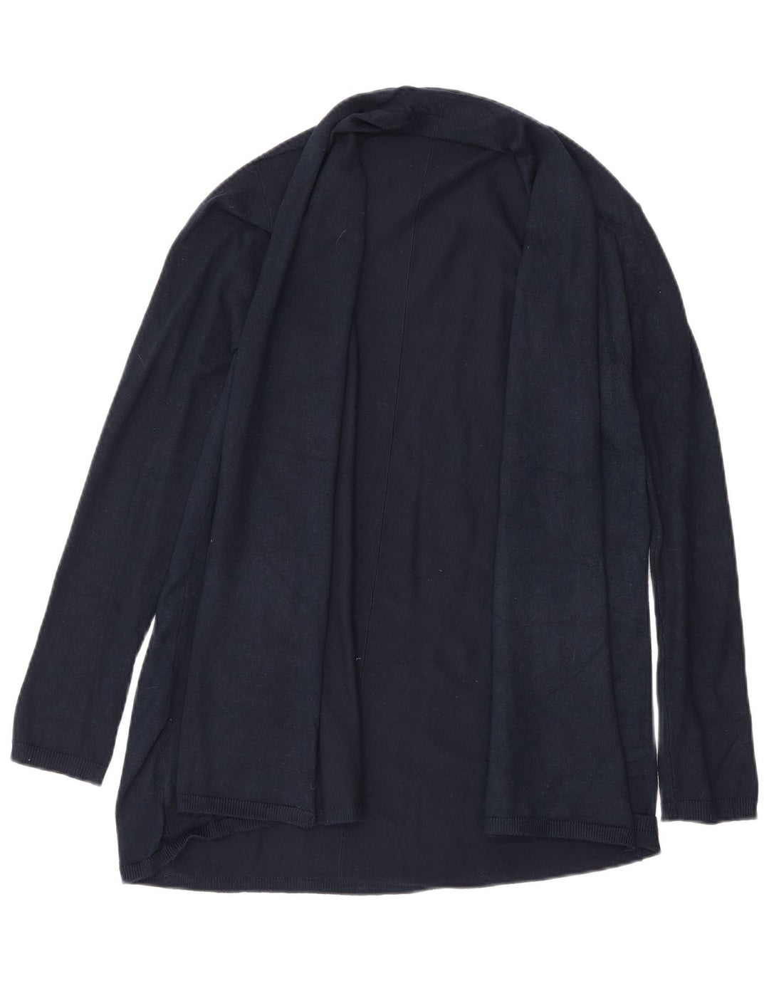 Sweter damski Zara z otwartym kardiganem UK 12, średni granatowy