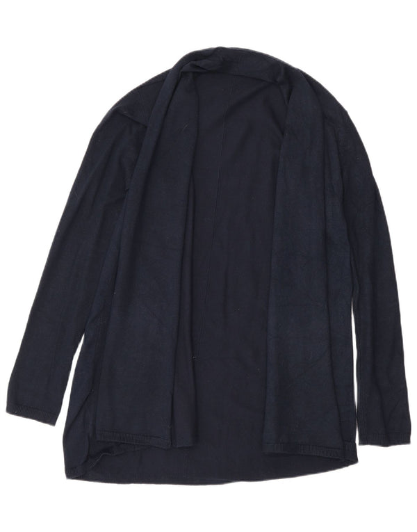 Sweter damski Zara z otwartym kardiganem UK 12, średni granatowy
