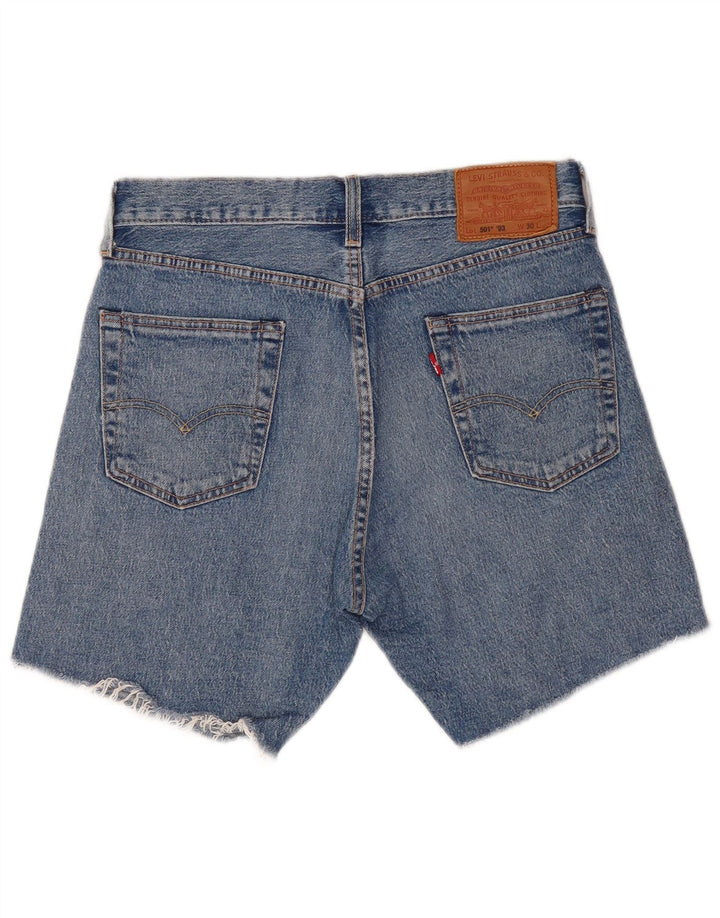 Męskie spodenki jeansowe Levi's 501 W30 Średnioniebieskie, bawełniane