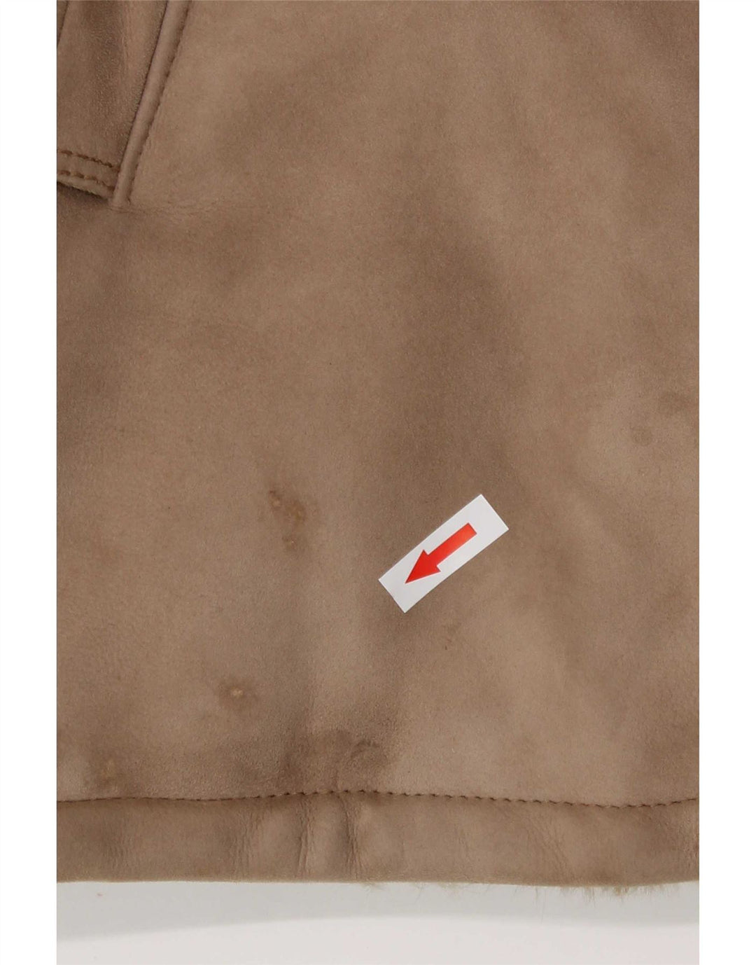 Vintage damska kurtka Shearling UK 8 Small Brown