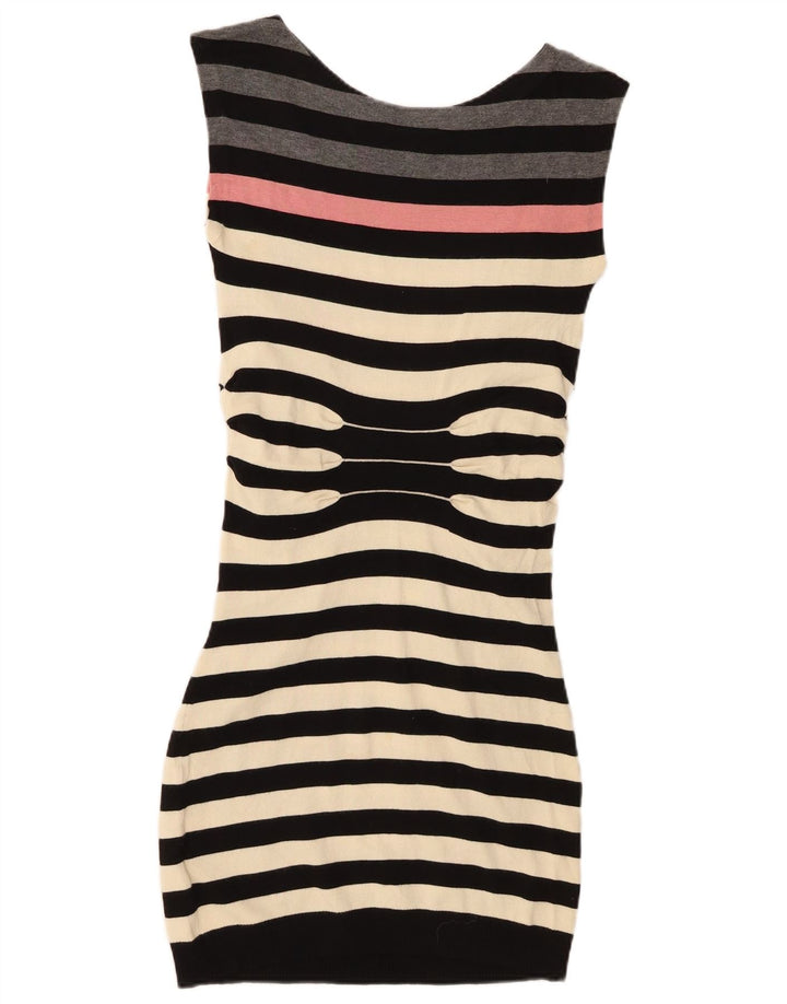 Damska obcisła sukienka bez rękawów Ted Baker, rozmiar 2, małe czarne paski