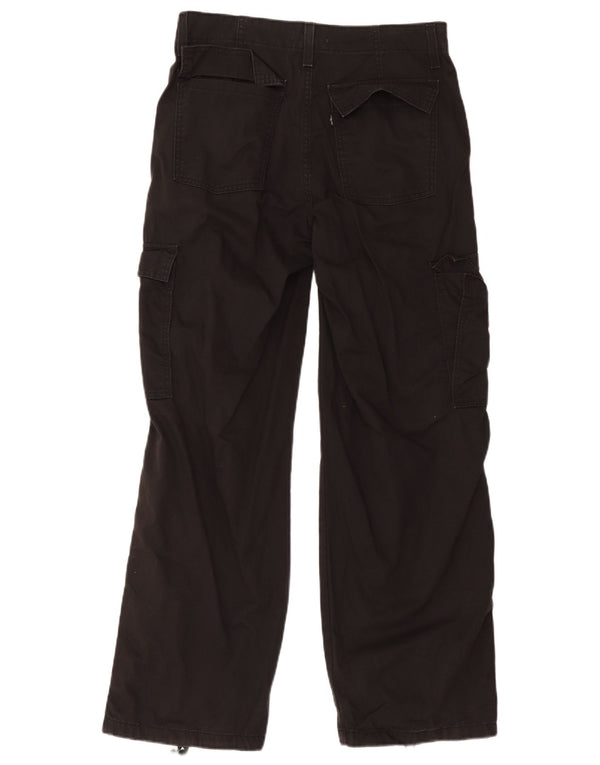 Męskie spodnie cargo o luźnym kroju Levi's Baggy W29 L32 Czarna bawełna