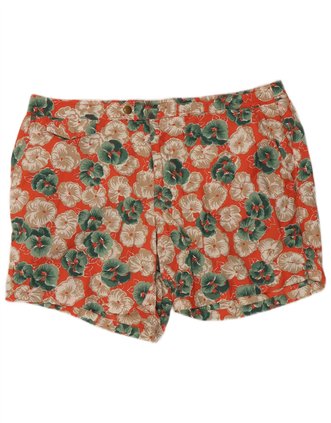 Męskie spodenki kąpielowe J. Crew, duże, wielokolorowe w kwiaty