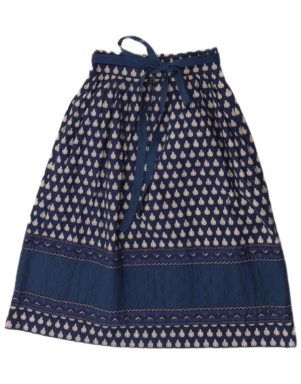 Damska spódnica o linii A Charles Demery w abstrakcyjny wzór W28 Średni niebieski Bohemia