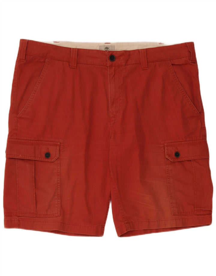 Męskie spodenki cargo Timberland W40 XL, czerwone, bawełniane