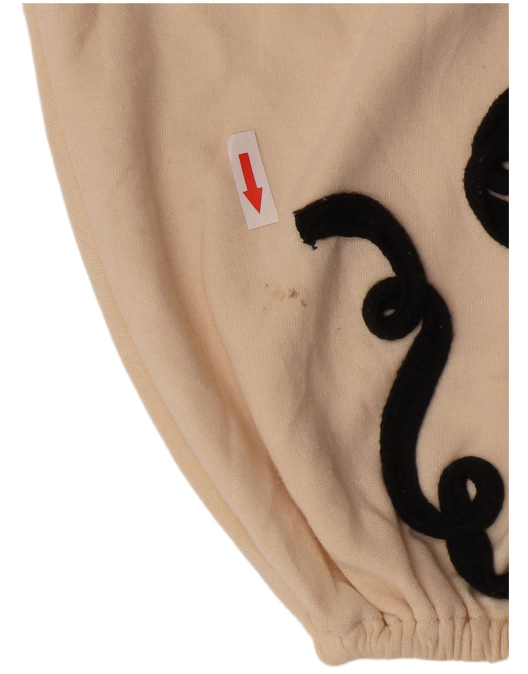 Bluza damska Zara Crop Oversize Sweter UK 10 Small Beige