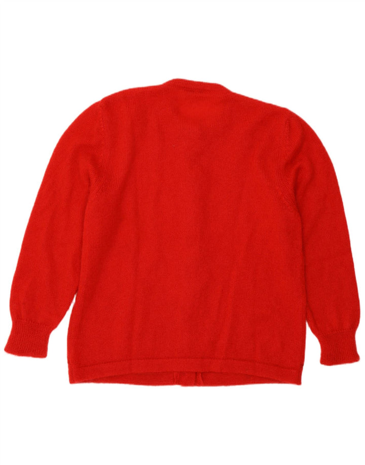 Sweter damski Colombo IT 44 Średni czerwony moher