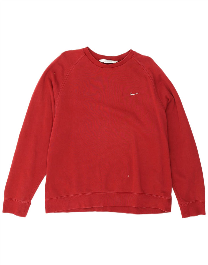 Bluza męska Nike, duża, czerwona, bawełniana