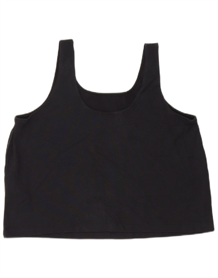 Damska kamizelka Nike Crop Oversized Top UK 10, mała, czarna bawełna