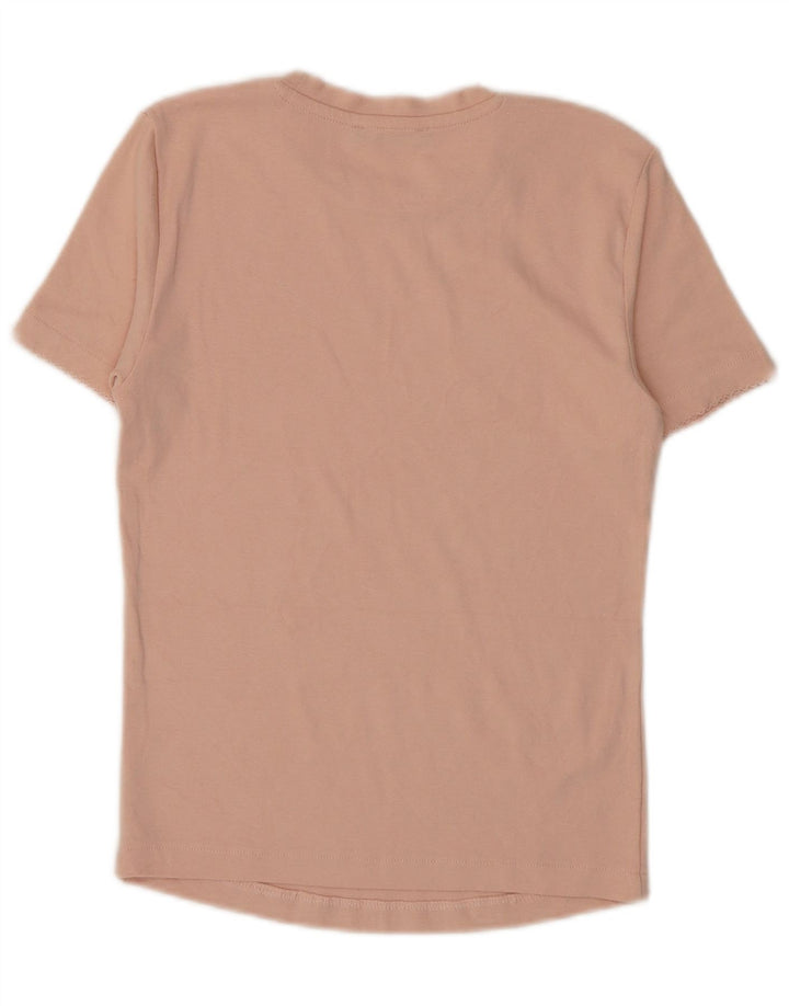 T-shirt damski Zara Top UK 14, duży, różowy
