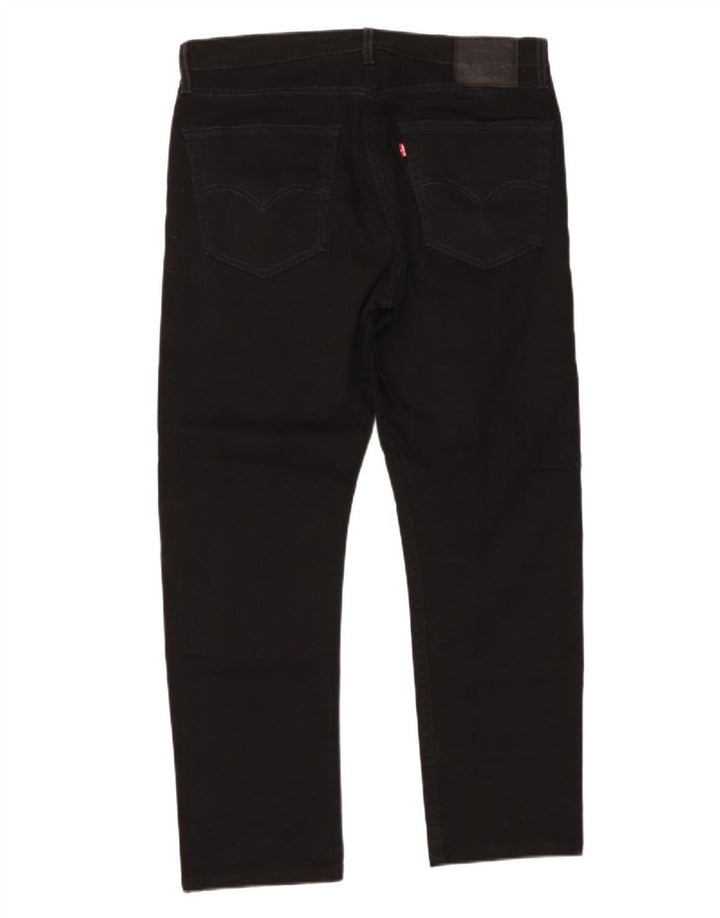 Męskie jeansy Levi's 502 Tapered W36 L29 Czarna bawełna