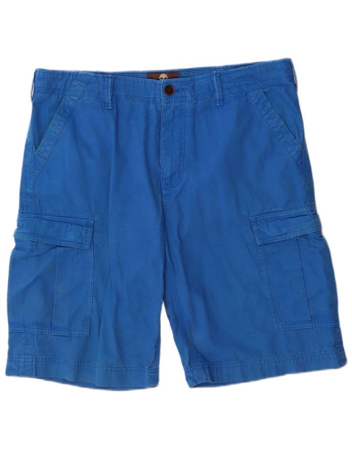Męskie spodenki cargo Timberland W36, duże, niebieskie