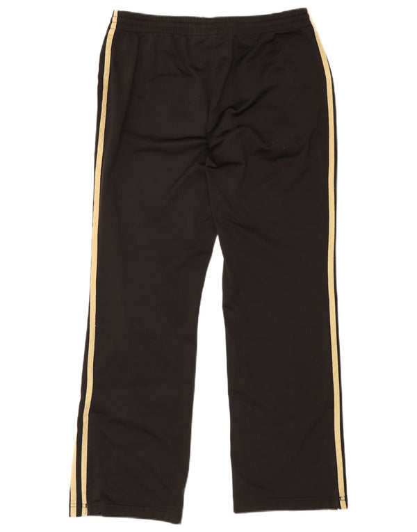 Damskie spodnie dresowe ADIDAS UK 14, duże, czarne, poliestrowe