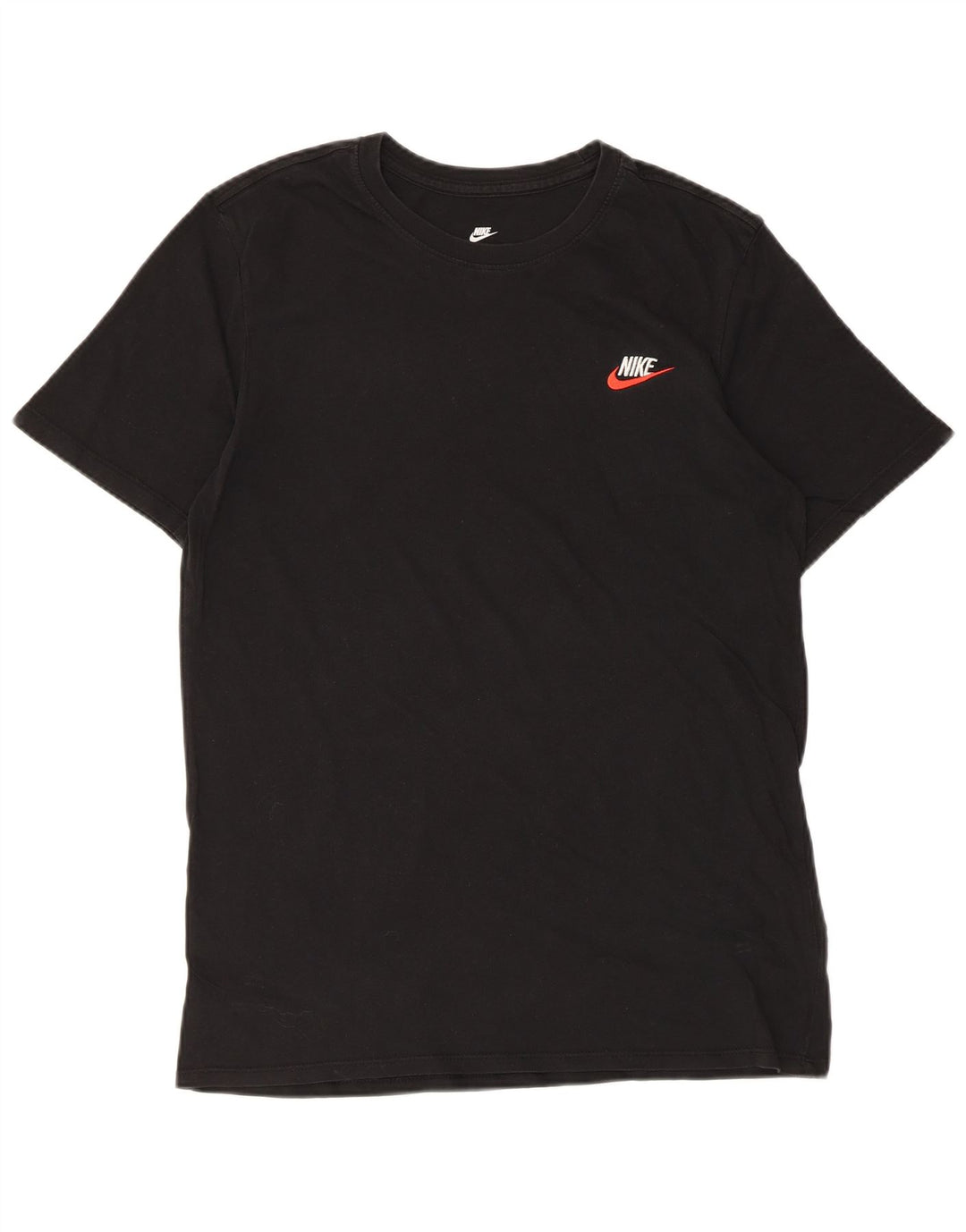 Męski T-shirt Nike o kroju sportowym, bawełniany, średni czarny