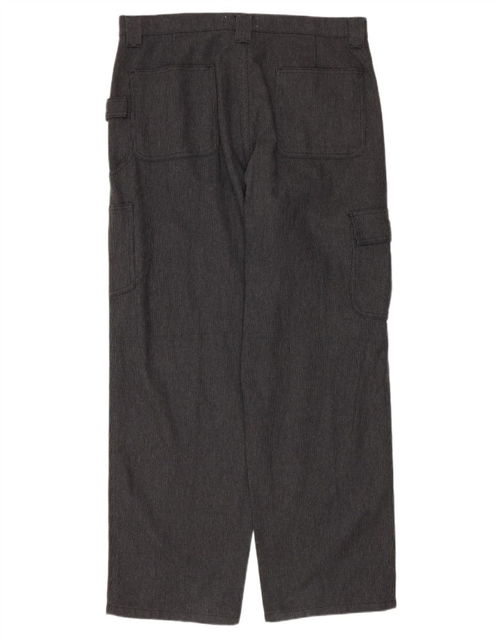 Męskie proste spodnie cargo Fila IT 50 Large W34 L30 Szara bawełna